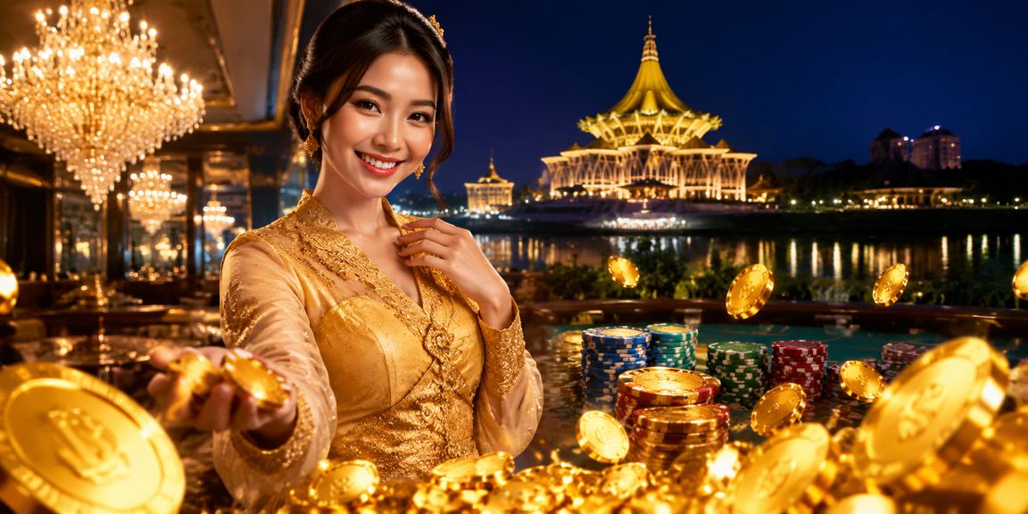 Pengguna Malaysia dari Sarawak mengakses platform 682 dalam busana tradisional